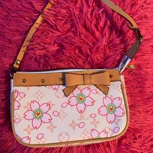 LV cherry blossom monogram handbag